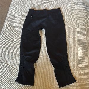 NUX Black Leggings Flattering Fit